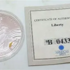 Lot 002   5 Bid(s)
Liberty Coin & COA
