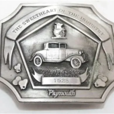 Lot 006   2 Bid(s)
Belt Buckle Plymouth Sweetheart of Industry