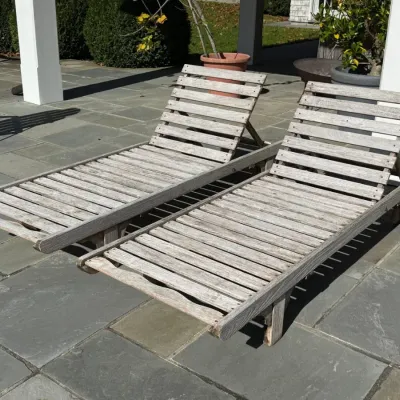 Pair Of Lister Teak Lounge Chairs