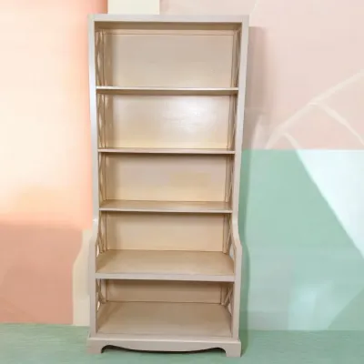 Distressed Pained Cream X Side Etagere