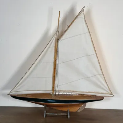 Antique Model Sail Boat