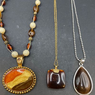 Sale Photo Thumbnail #65: Chocolate brown jewelry