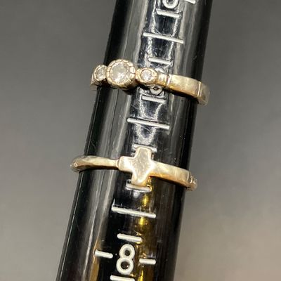 Sale Photo Thumbnail #130: Sterling rings