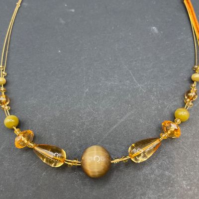 Sale Photo Thumbnail #93: Free Willy and Tiger eye necklaces