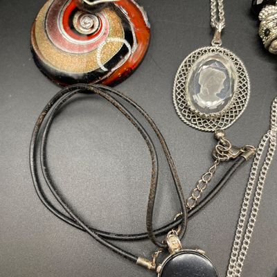 Sale Photo Thumbnail #179: Whiting Davis, Liz, Clayborne, and more necklaces
