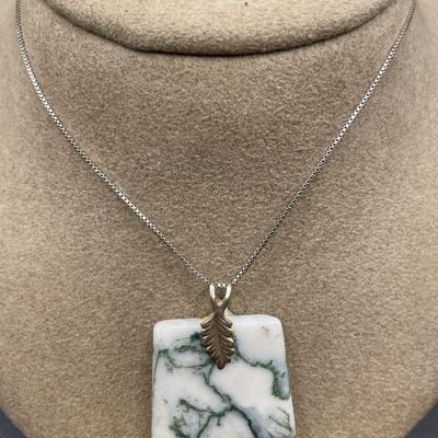 Sale Photo Thumbnail #135: Sterling moss agate