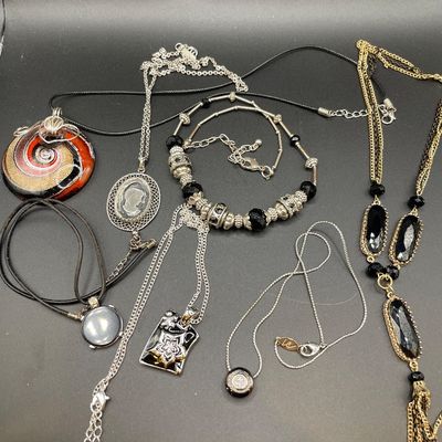 Sale Photo Thumbnail #178: Whiting Davis, Liz, Clayborne, and more necklaces