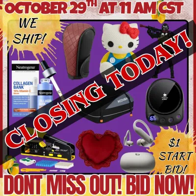 For more information and to place your bids, kindly visit us at https://garnetgazelle.hibid.com/ BID NOW!