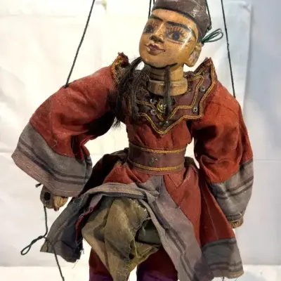 Antique Burmese Marionette Puppet 