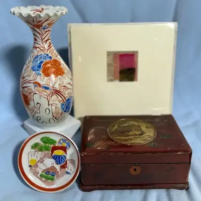 Japanese Collectibles & Marcia Derse Fabric Art