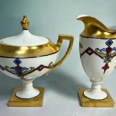 La Seynie Limoges by the Paroutaud Frères Sugar & Creamer