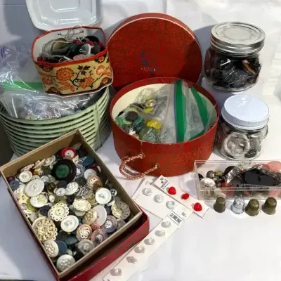 An Impressive Vintage Button Collection