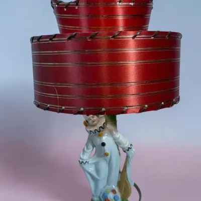Ceramic Jester Theme Table Lamp