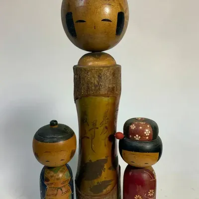 Sōsaku Kokeshi dolls