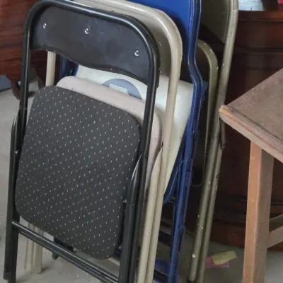 Sale Photo Thumbnail #25: folding chairs
