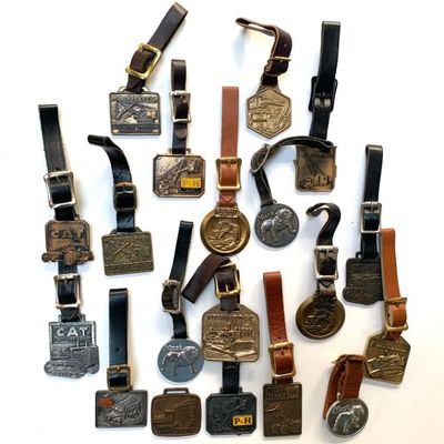 Collection of vintage watch fobs