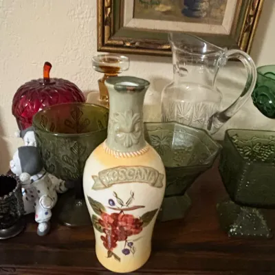 Sale Photo Thumbnail #91: Certified international toscana olive oil cruet by pamela gladding