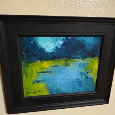 Sale Photo Thumbnail #58: Trujillo impressionist landscape oil painting