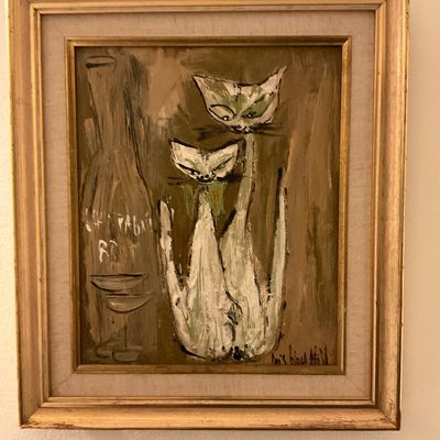 Sale Photo Thumbnail #23: Mid century painting