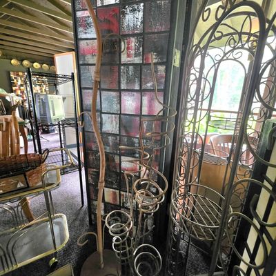 Sale Photo Thumbnail #141: Mid-Century Modern Spiral Metal Plant Stand