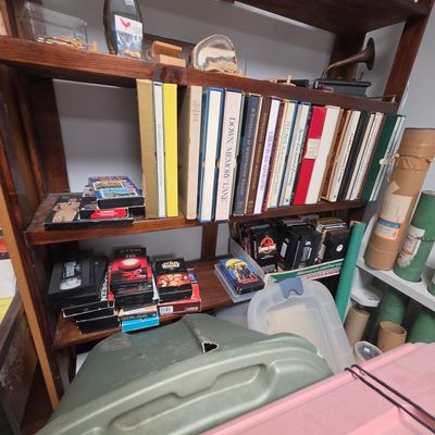 Sale Photo Thumbnail #241: Vintage Vinyl Record and VHS Tape Collection