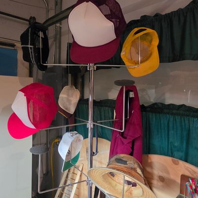 Sale Photo Thumbnail #195: Vintage Multi-Tiered Hat Display Rack
