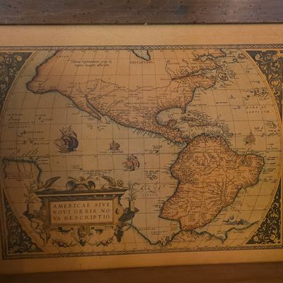 Sale Photo Thumbnail #254: Abraham Ortelius Americae Sive Novi Orbis Nova Descriptio Map
