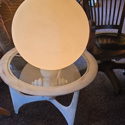 Mid-Century Modern Globe Table Lamp