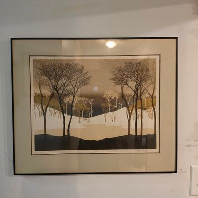 Sale Photo Thumbnail #165: Virgil Thrasher Limited Edition Serigraph 'Tree View'