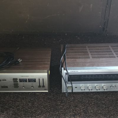 Sale Photo Thumbnail #102: Vintage Realistic 8-Track Player and Onkyo Stereo Receiver