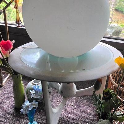 Sale Photo Thumbnail #156: Mid-Century Modern Space Age Orb Table Lamp