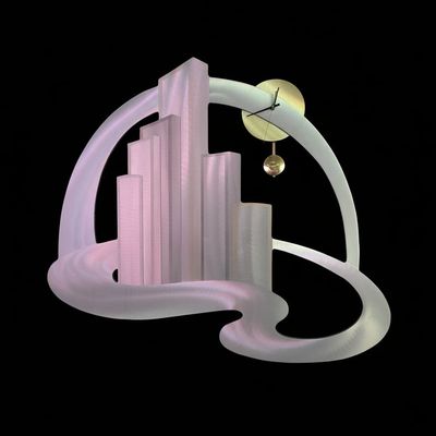 Jon Gilmore Designs 'Cityscape' Wall Clock