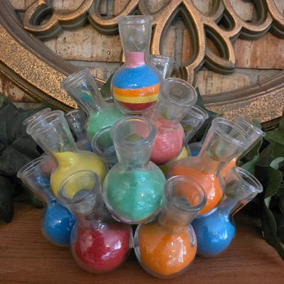 Sale Photo Thumbnail #273: Vintage Multi-Vial Sand Art Cluster
