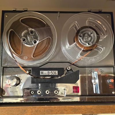Sale Photo Thumbnail #215: Alaron Model B-506 Portable Reel-to-Reel Tape Recorder
