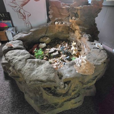 Sale Photo Thumbnail #109: Vintage Faux Stone Indoor Water Fountain