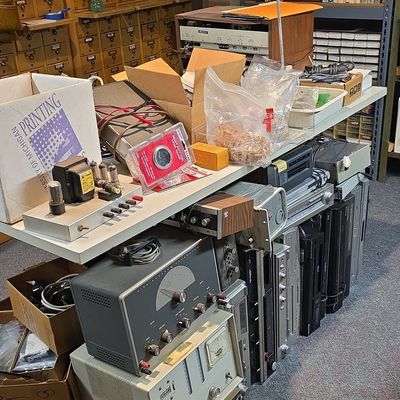 Vintage Electronic Test Equipment and Laboratory Assortment