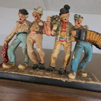 Sale Photo Thumbnail #270: Vintage Syroco Wood Hobo Band Figurine