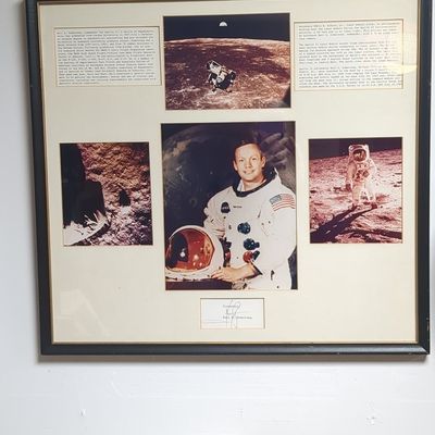 Sale Photo Thumbnail #120: Apollo 11 Neil Armstrong Commemorative Framed Display