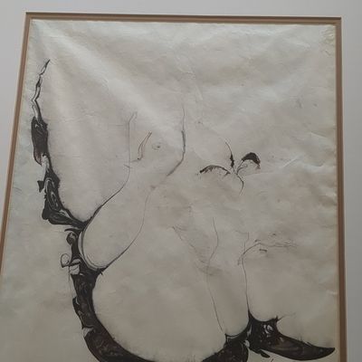 Susan Ajieoff Original Ink and Wash Drawing