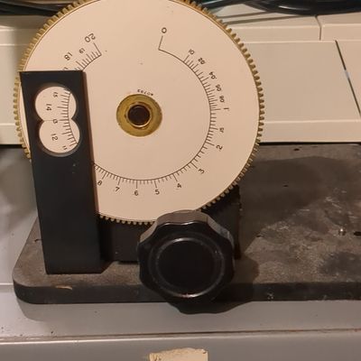 Sale Photo Thumbnail #124: Vintage Precision Vernier Dial and Gear Assembly