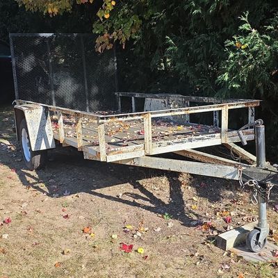 Utility Landscape Trailer with Ramp Gate