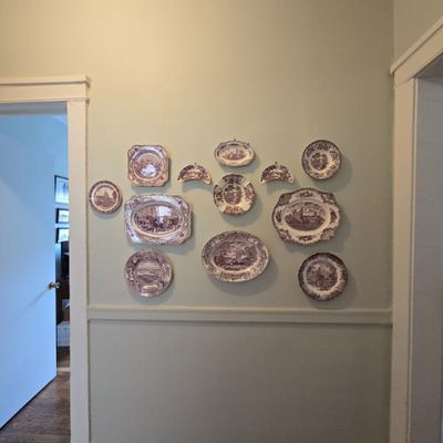 Sale Photo Thumbnail #17: Purple Transferware