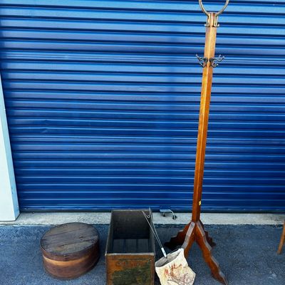 Sale Photo Thumbnail #172: Variety of items, from vintage glass to furniture, to art!