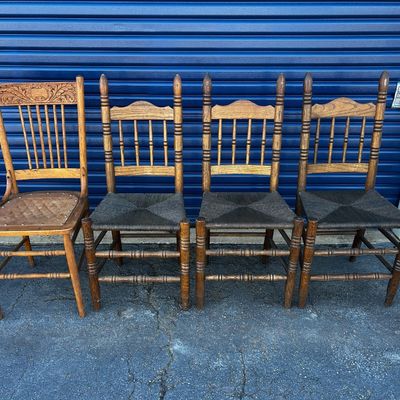 Sale Photo Thumbnail #165: Variety of items, from vintage glass to furniture, to art!