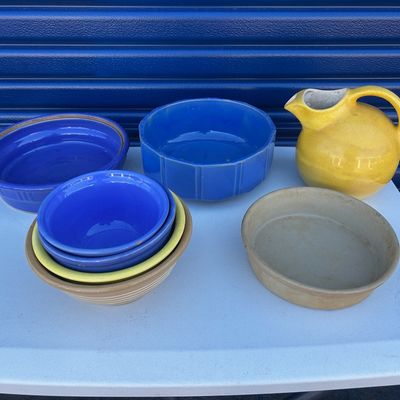 Sale Photo Thumbnail #40: Variety of items, from vintage glass to furniture, to art!