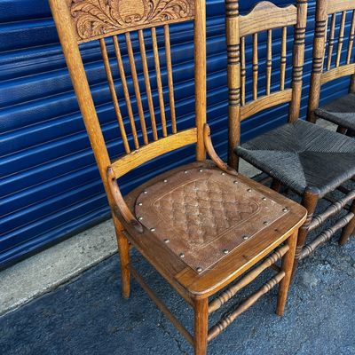 Sale Photo Thumbnail #164: Variety of items, from vintage glass to furniture, to art!