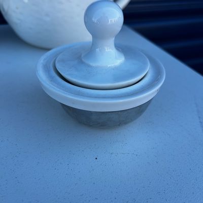 Sale Photo Thumbnail #28: Variety of items, from vintage glass to furniture, to art!