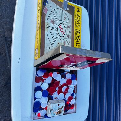 Sale Photo Thumbnail #115: Variety of items, from vintage glass to furniture, to art!