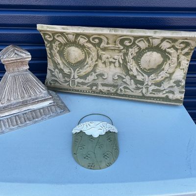 Sale Photo Thumbnail #89: Variety of items, from vintage glass to furniture, to art!