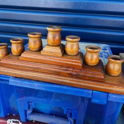 Sale Photo Thumbnail #107: Variety of items, from vintage glass to furniture, to art!